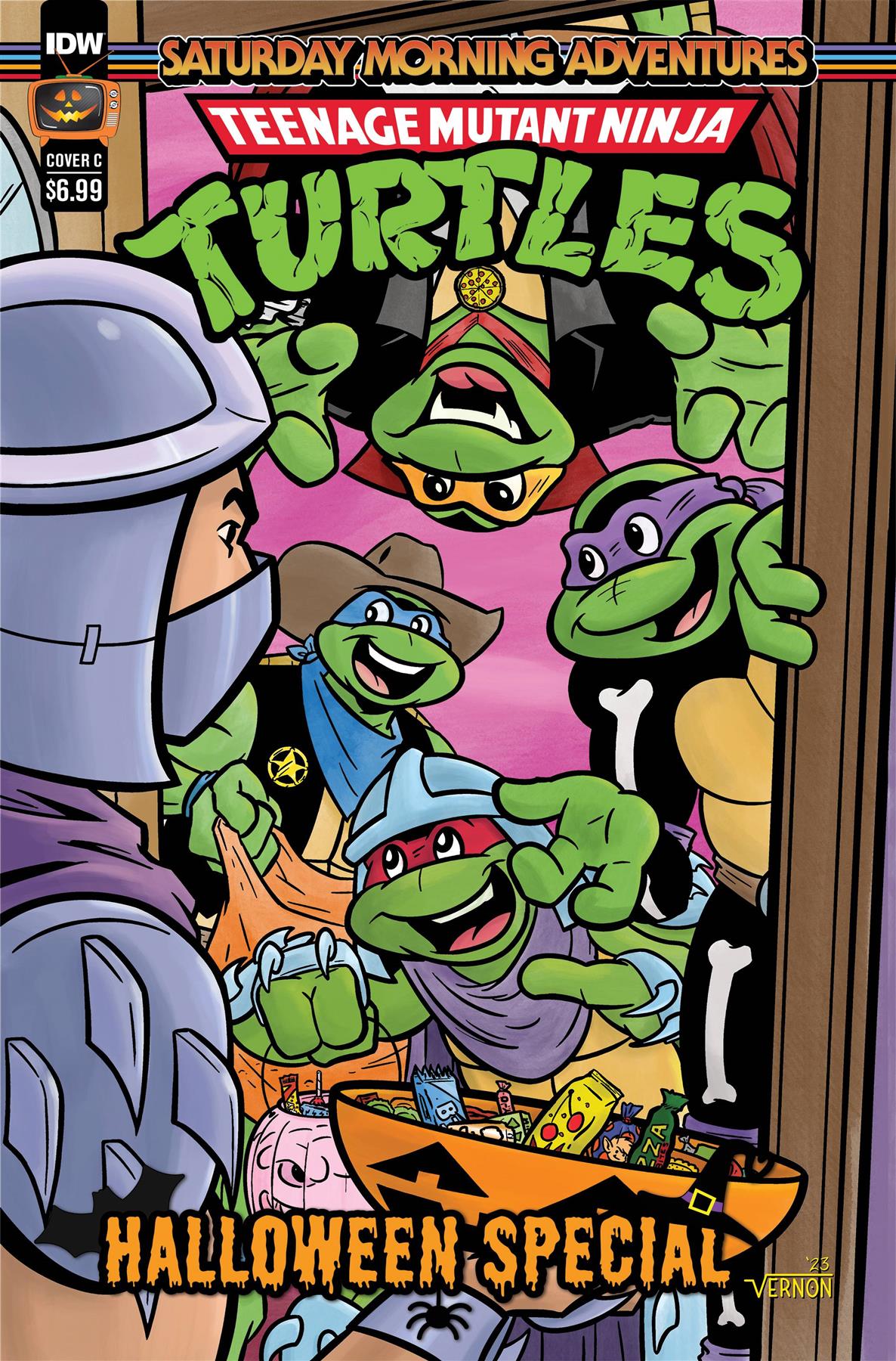 Tmnt Saturday Morning Adv Halloween Special #1 Cvr C Smith Idw-prh Comic Book