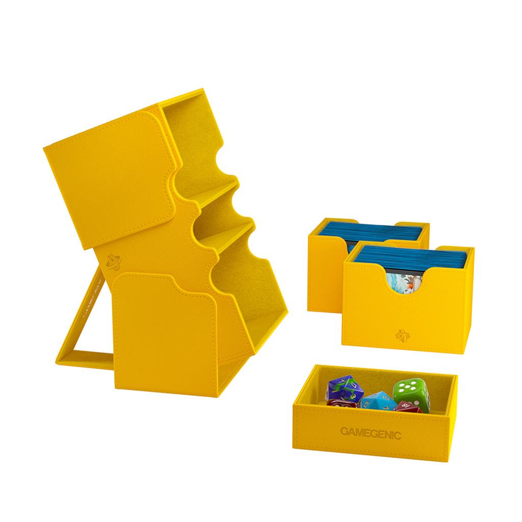 Stronghold Deck Box 200+ XL Yellow TCG Gamegenic