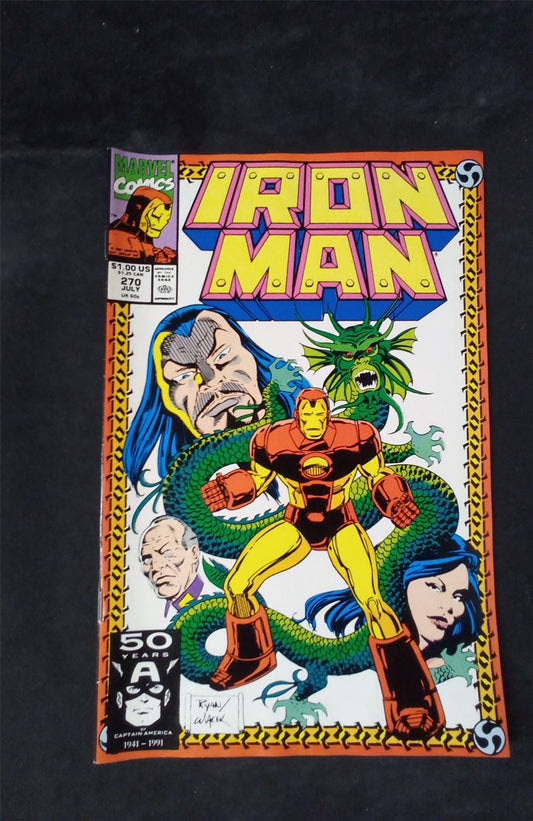 Iron Man #270 Direct Edition 1991 marvel Comic Book