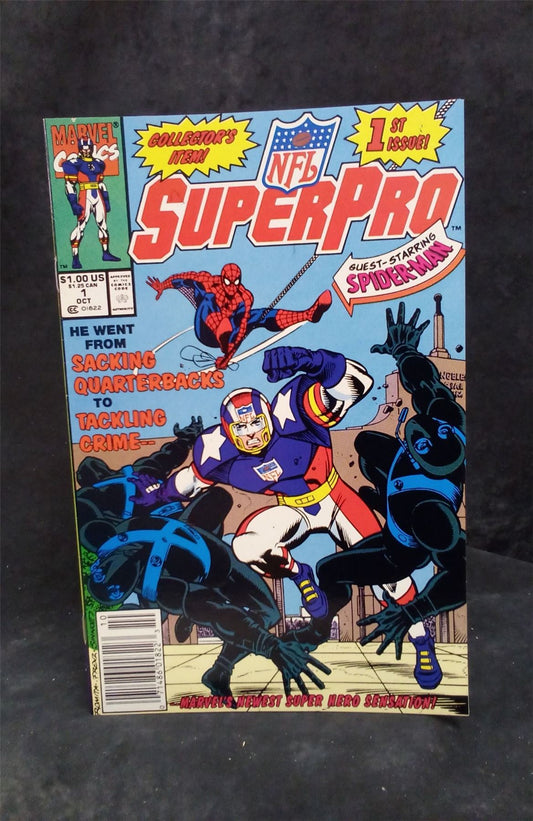 NFL Superpro #1 1991 Marvel Comics Comic Book