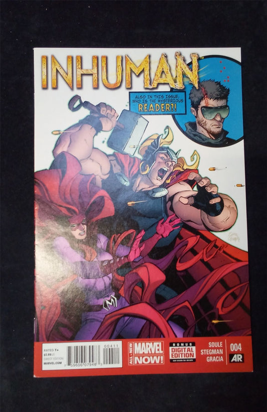 Inhuman #4 Direct Edition 2014 marvel Comic Book