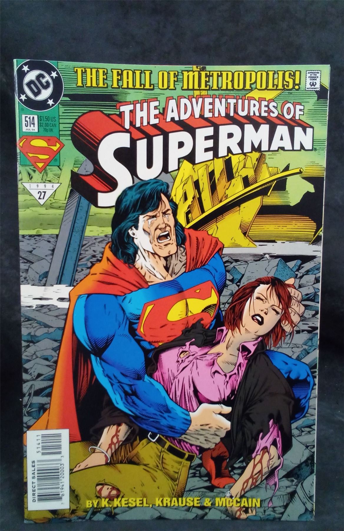 Adventures of Superman #514 1994 DC Comics Comic Book