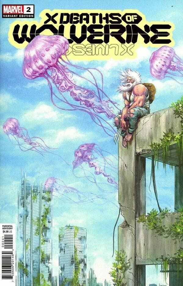 X Deaths Of Wolverine #2 Andrews Omega Wolverine Spoiler Var (Andrews Omega Wolverine Spoiler Var) Marvel Prh Comic Book 2022