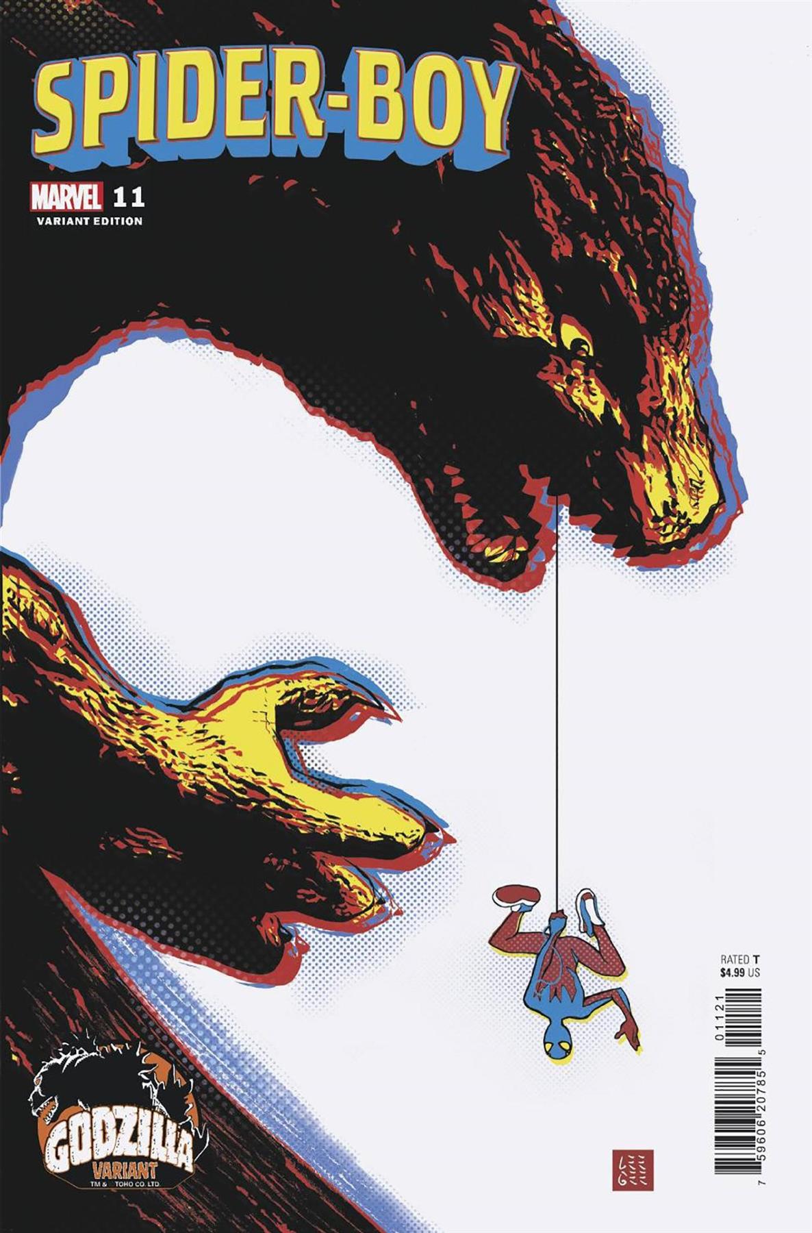Spider-boy #11 Lee Garbett Godzilla Var Marvel Prh Comic Book  Marvel Prh Comic Book 2024