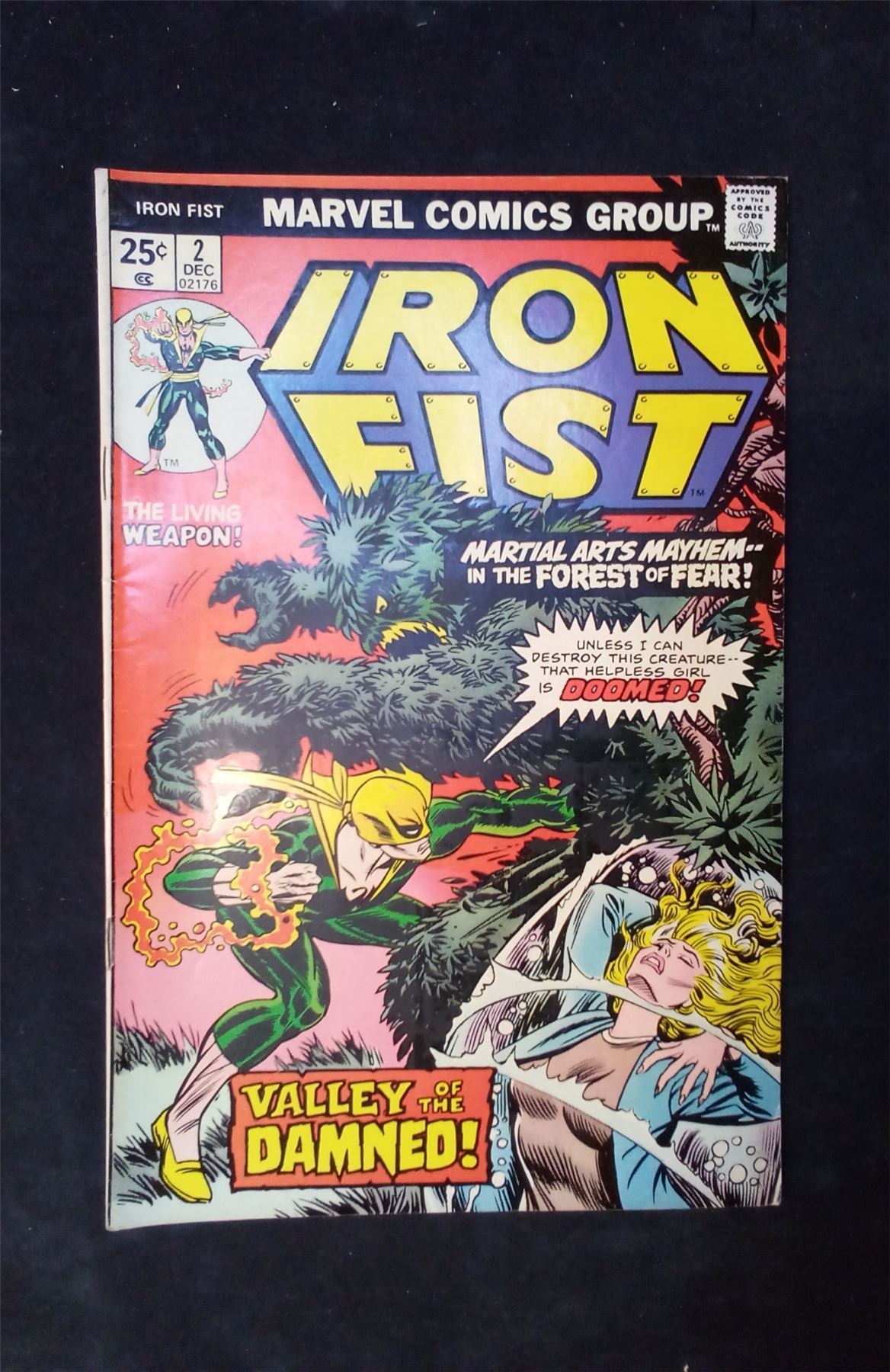 Iron Fist #2 1975 marvel Comic Book