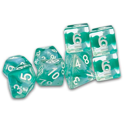 9-Die Set Thracian Azure Swirl By Goodman Games