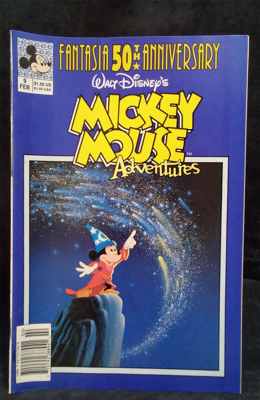 Mickey Mouse Adventures #9 Newsstand Edition 1991 Disney Comic Book
