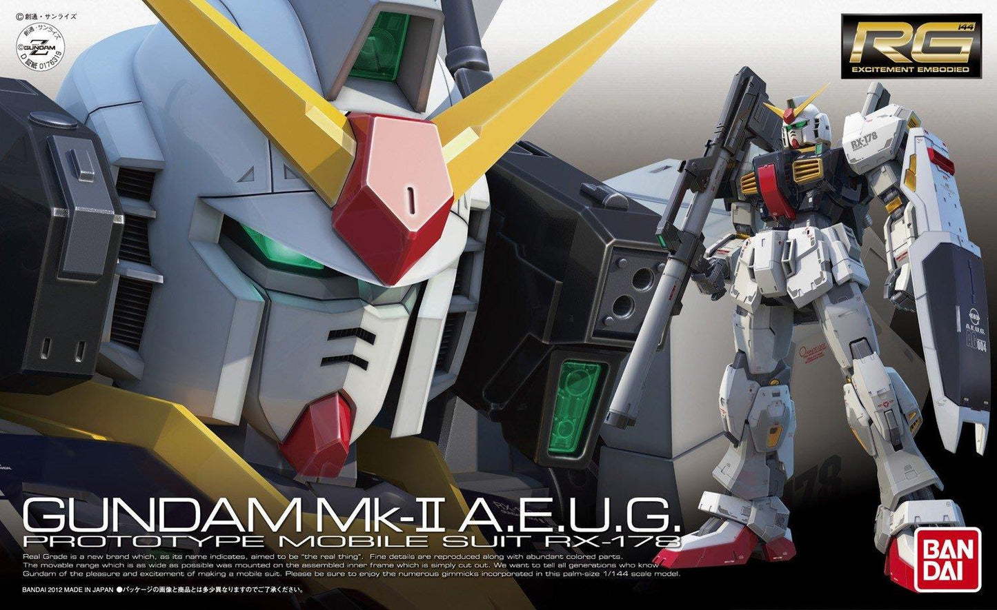 Z Gundam 08 Gundam Mk Ii Aeug Rg 1/144 Mdl Kit