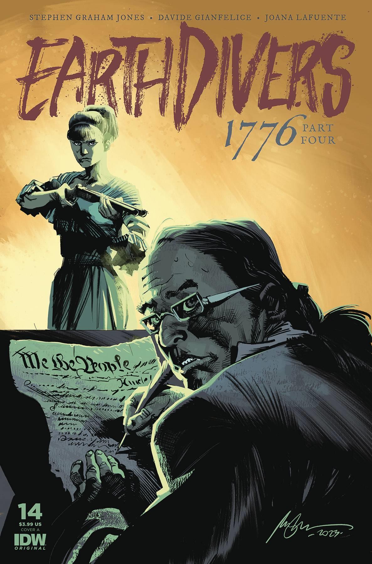 Earthdivers #14 Cvr A Albuquerque (mr) Idw-prh Comic Book