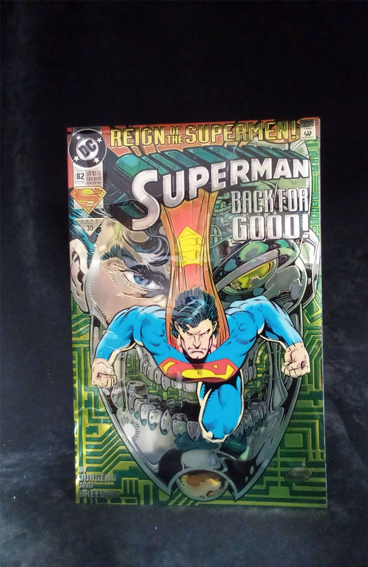 Superman #82 Chromium Cover 1993 DC Comics Comic Book