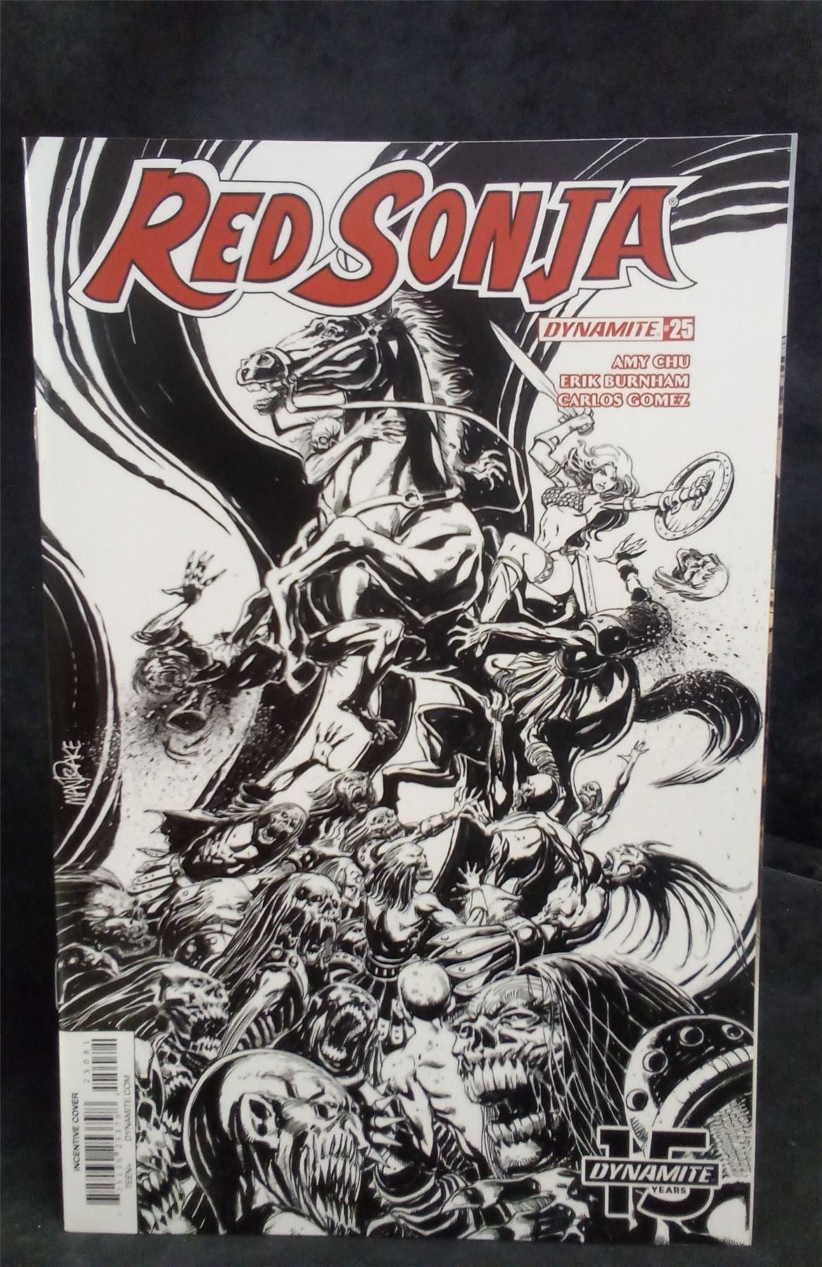 Red Sonja #25 Cover C Tom Mandrake 2019 Dynamite Entertainment Comic Book