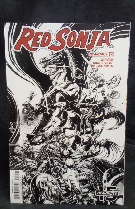 Red Sonja #25 Cover C Tom Mandrake 2019 Dynamite Entertainment Comic Book