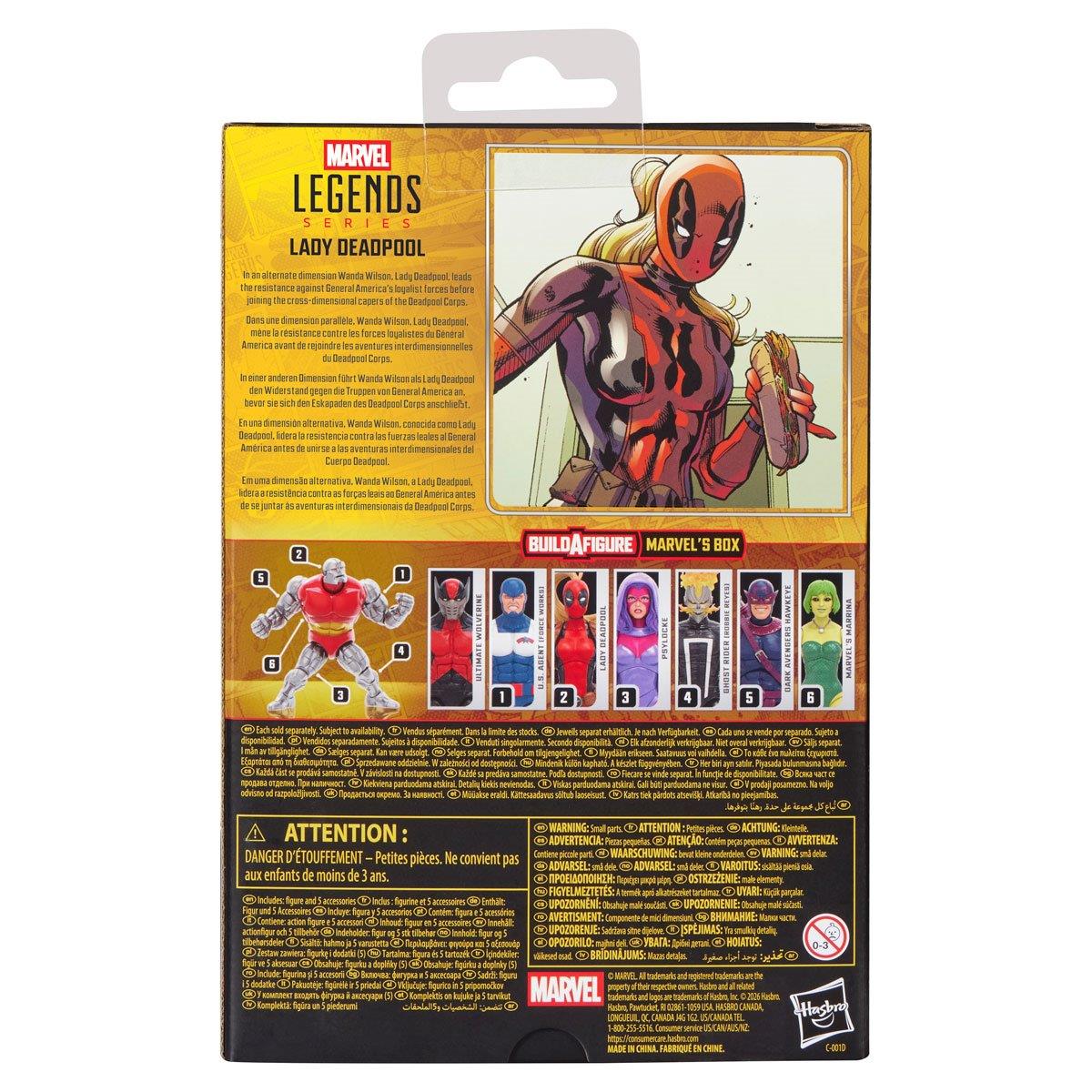 Marvel Legends Series Lady Deadpool 6-Inch Action Figure by Hasbro