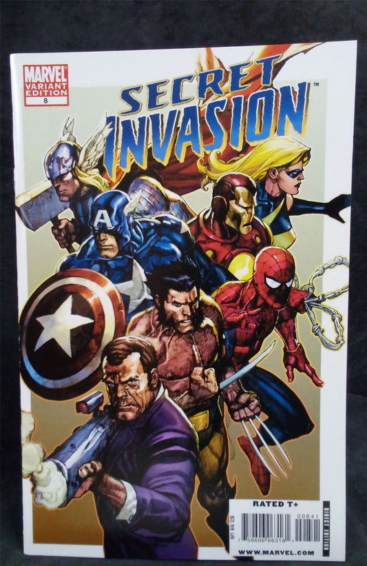 Secret Invasion #8 Variant Cover 2009 Marvel Comics Comic Book