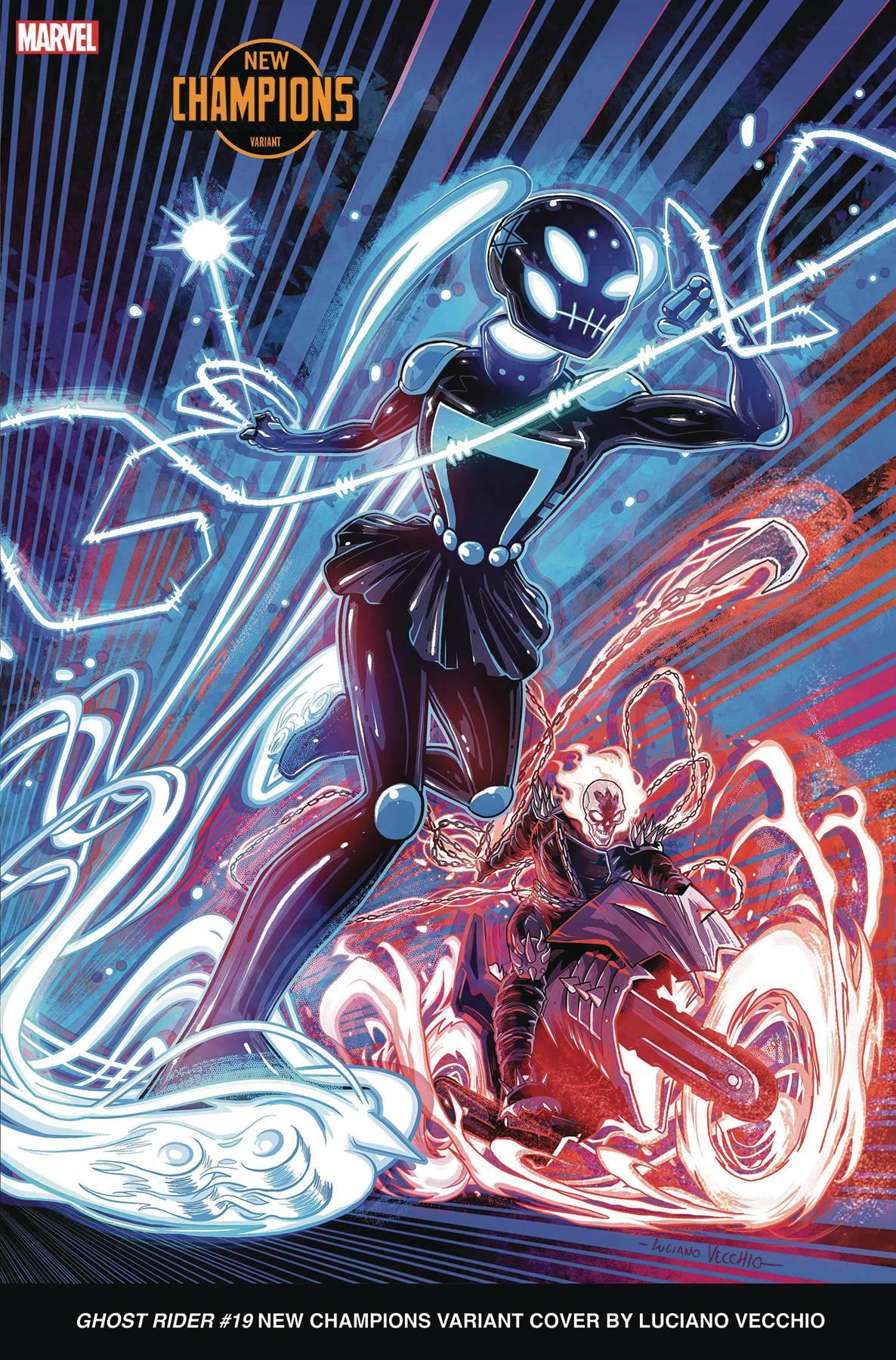 Ghost Rider #19 Luciano Vecchio New Champions Var (Luciano Vecchio New Champions Var) Marvel Prh Comic Book 2023