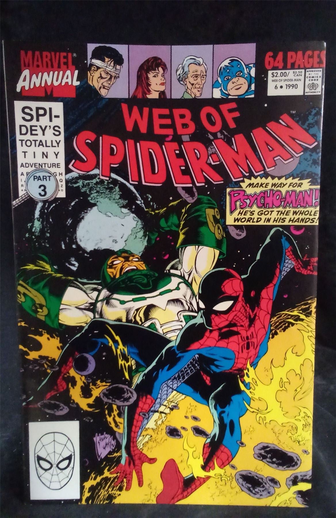 Web of Spider-Man Annual #6 Direct Edition 1990 Marvel Comics Comic Book