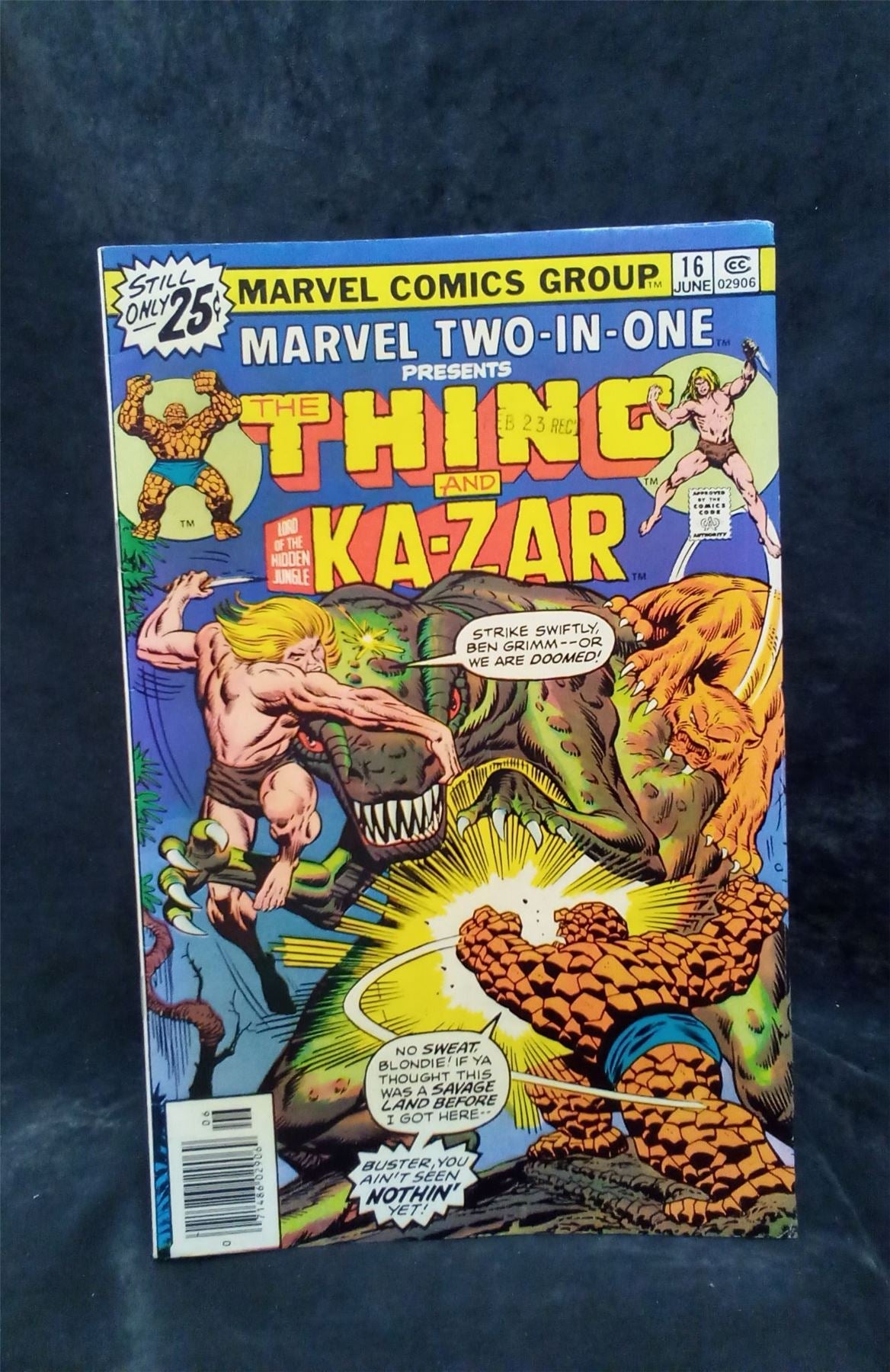 Marvel Two-in-One #16 1976 Marvel Comics Comic Book