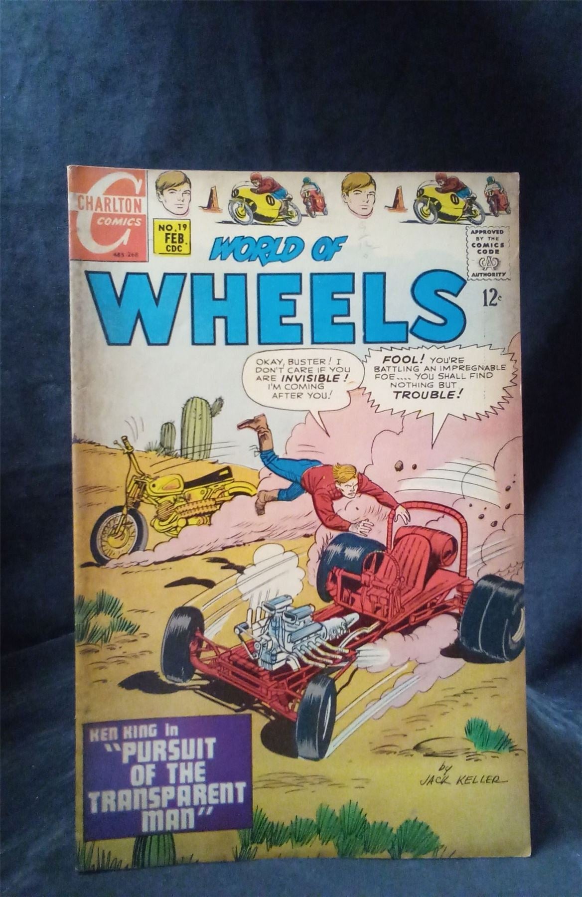 World of Wheels #19 1968 charlton Comic Book