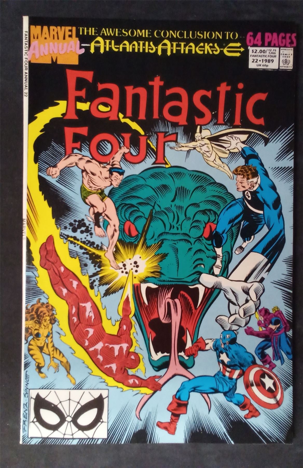 Fantastic Four Annual #22 1989 marvel Comic Book