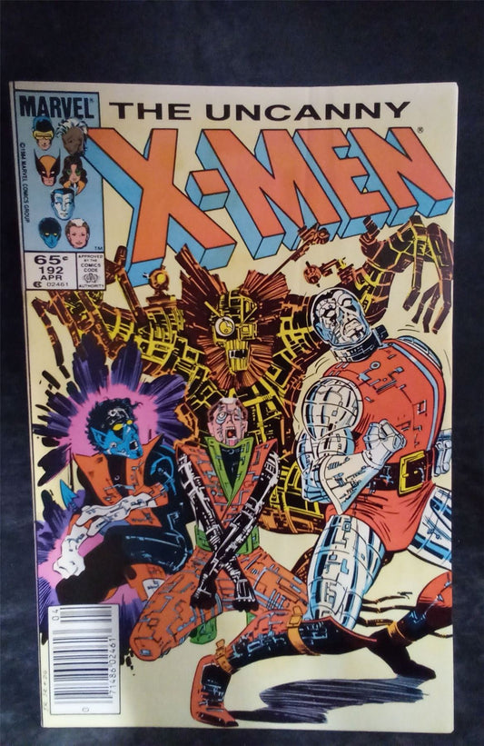 The Uncanny X-Men #192 1985 Marvel Comics Comic Book