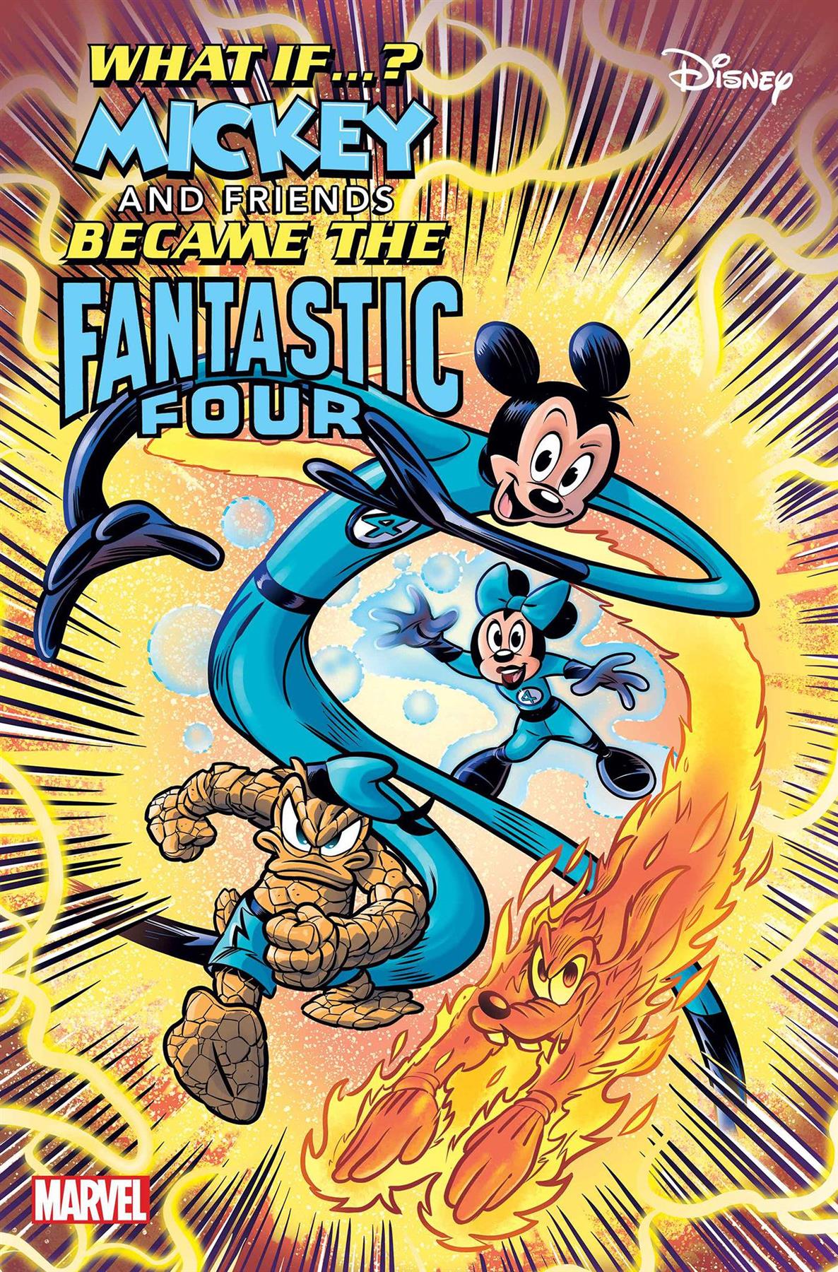 What If Mickey & Friends Became Fantastic Four #1  Marvel Prh Comic Book 2025