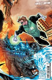 Green Lantern #4 Cvr E David Baldeon Connecting Justice League Vs Godzilla Vs Kong Card Stock Var DC Comics Comic Book