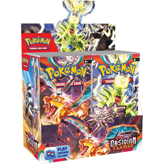 Pokemon TCG Scarlet and Violet Obsidian Flames Hanging Booster Pack