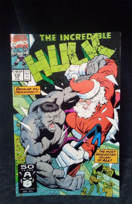 The Incredible Hulk #378 1991 Marvel Comic Book