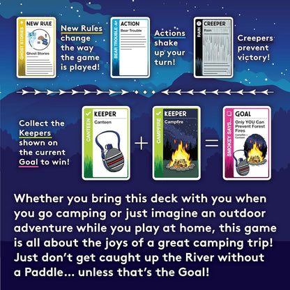Fluxx- Camping Fluxx Board Game by Looney Labs