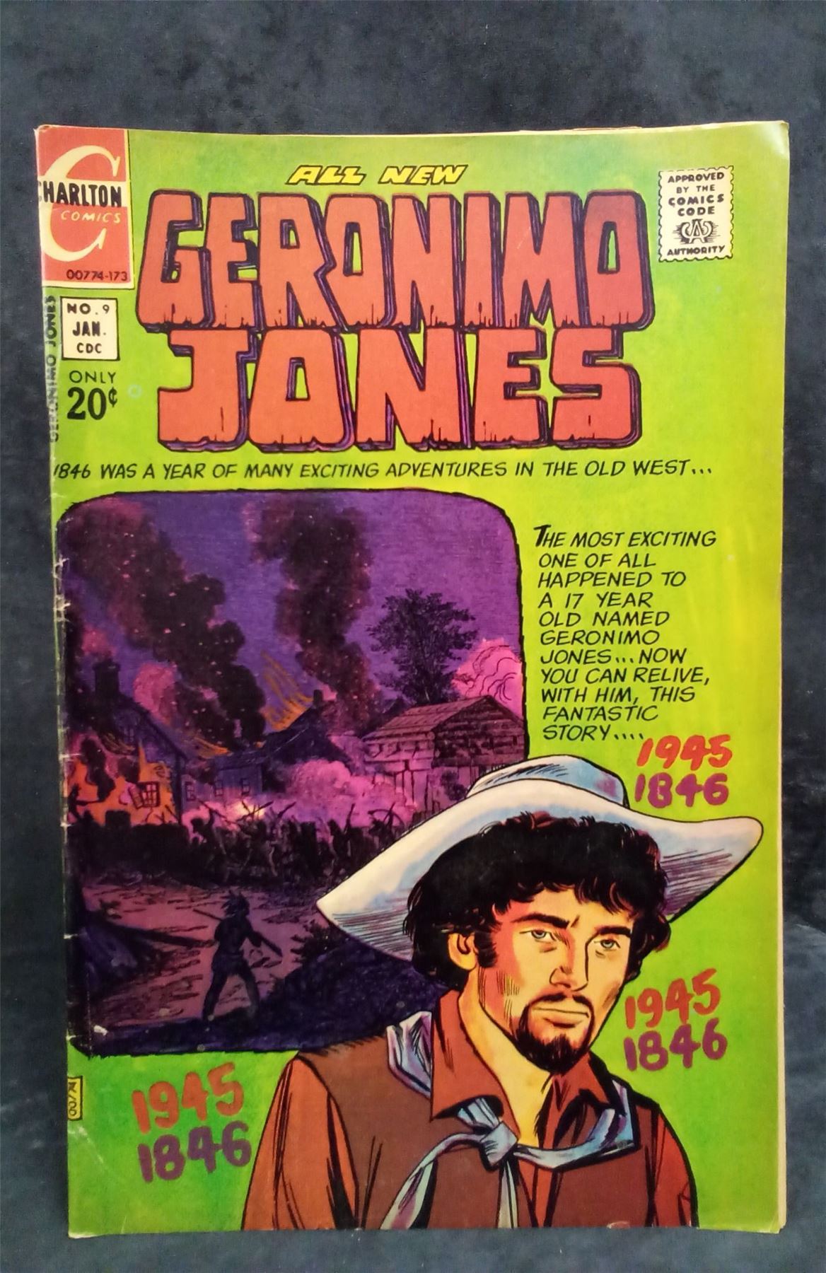 Geronimo Jones #9 1973 charlton Comic Book