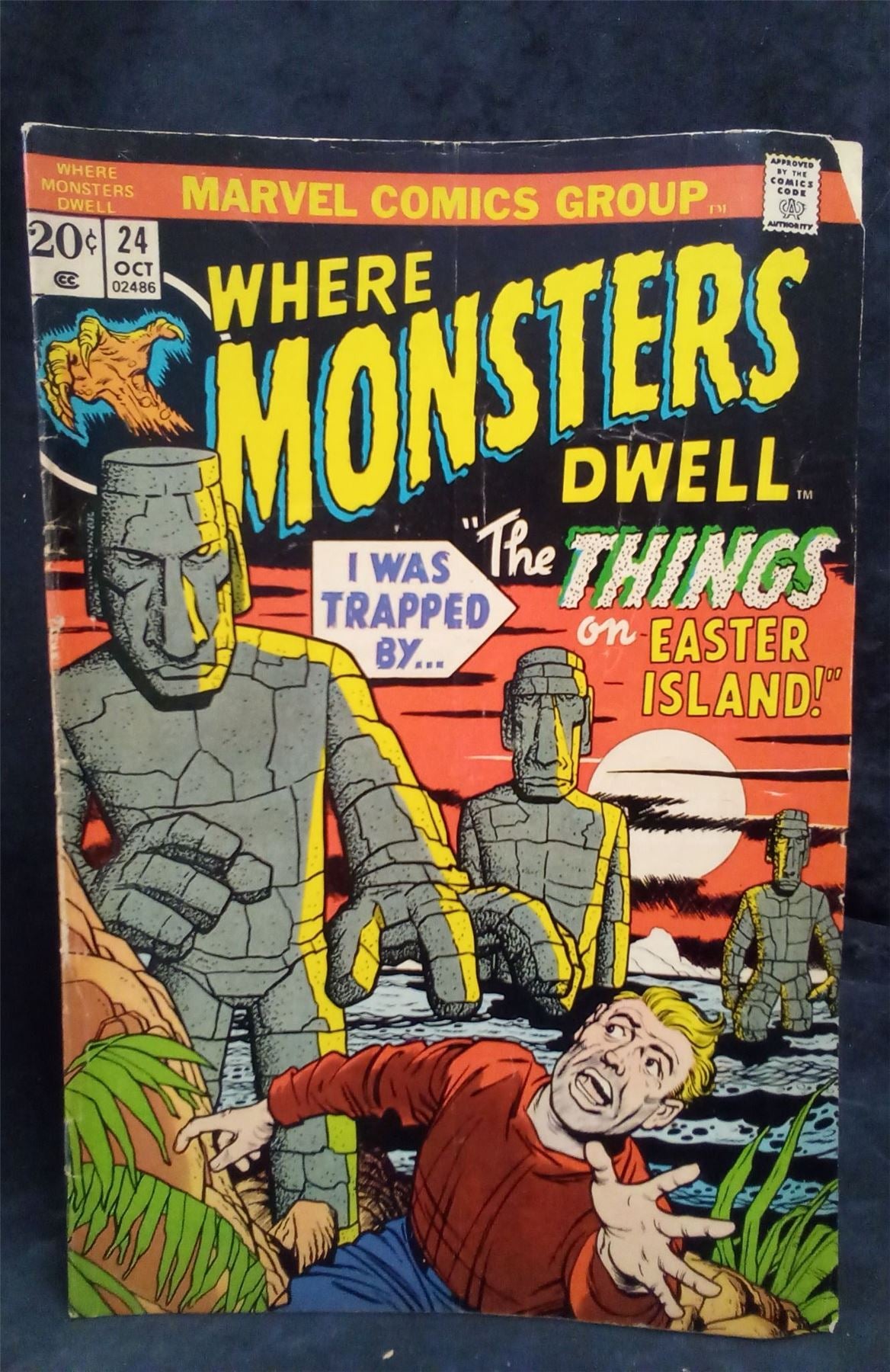 Where Monsters Dwell #24 1973 Marvel Comics Comic Book