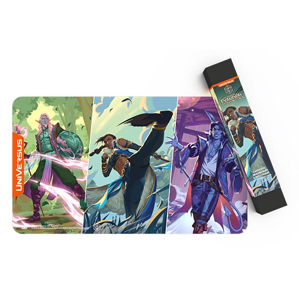 UniVersus CCG Critical Role Heroes of Exandria Caduceus, Beauregard, and Mollymauk Playmat By Jasco Games