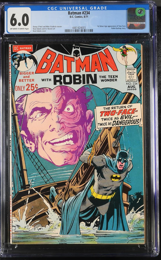 Batman #234 DC COmics 1971 CGC 6.0 Graded Comic Book