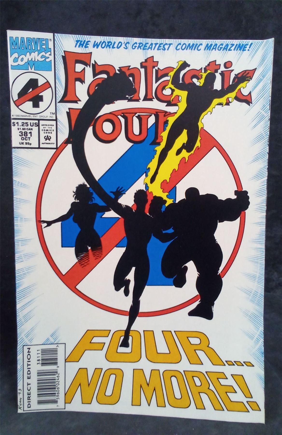 Fantastic Four #381 1993 Marvel Comics Comic Book
