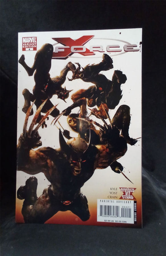 X-Force #4 Bloody Cover 2008 Marvel Comics Comic Book