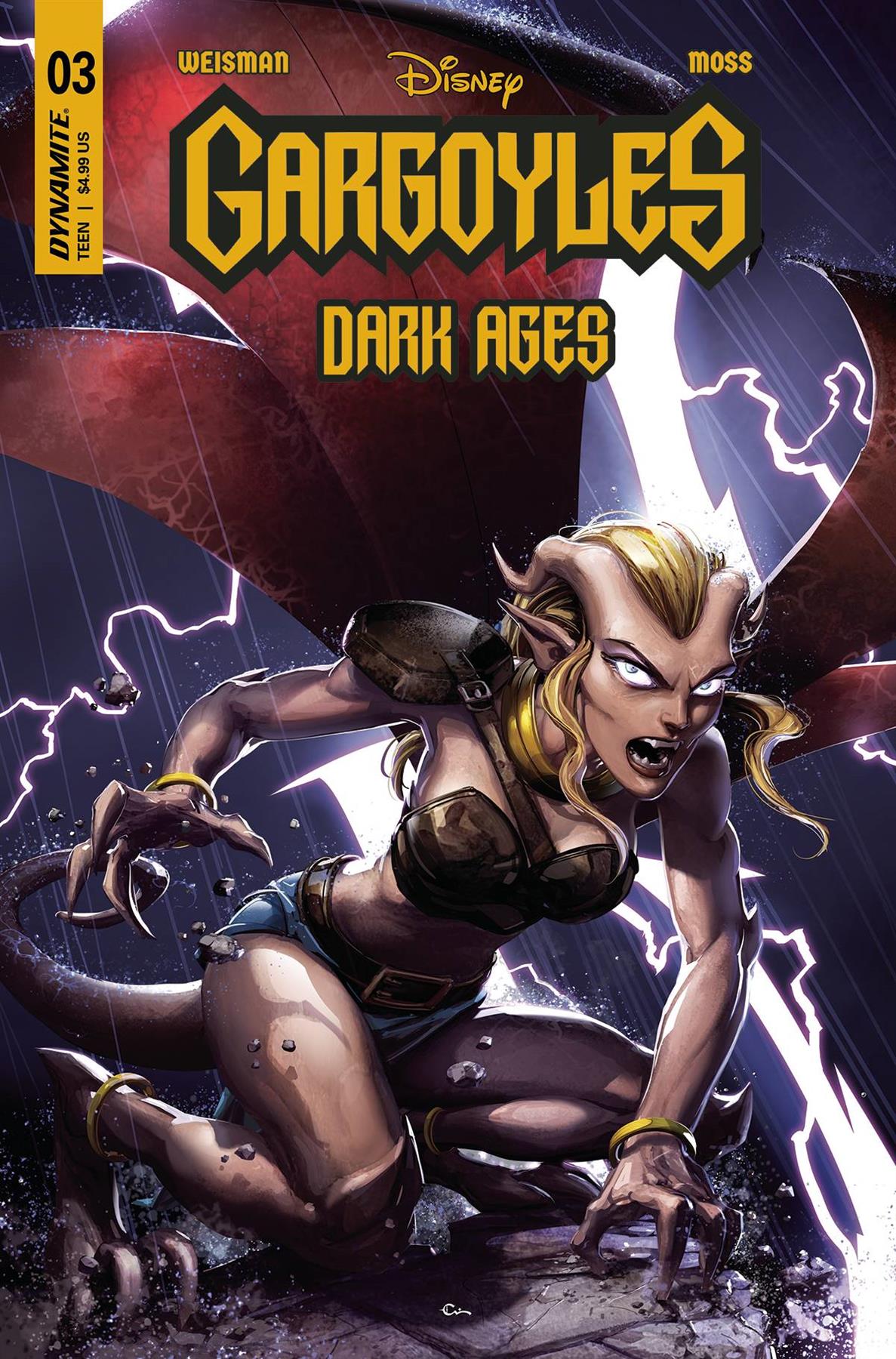 Gargoyles Dark Ages #3 Cvr A Crain Dynamite Comic Book