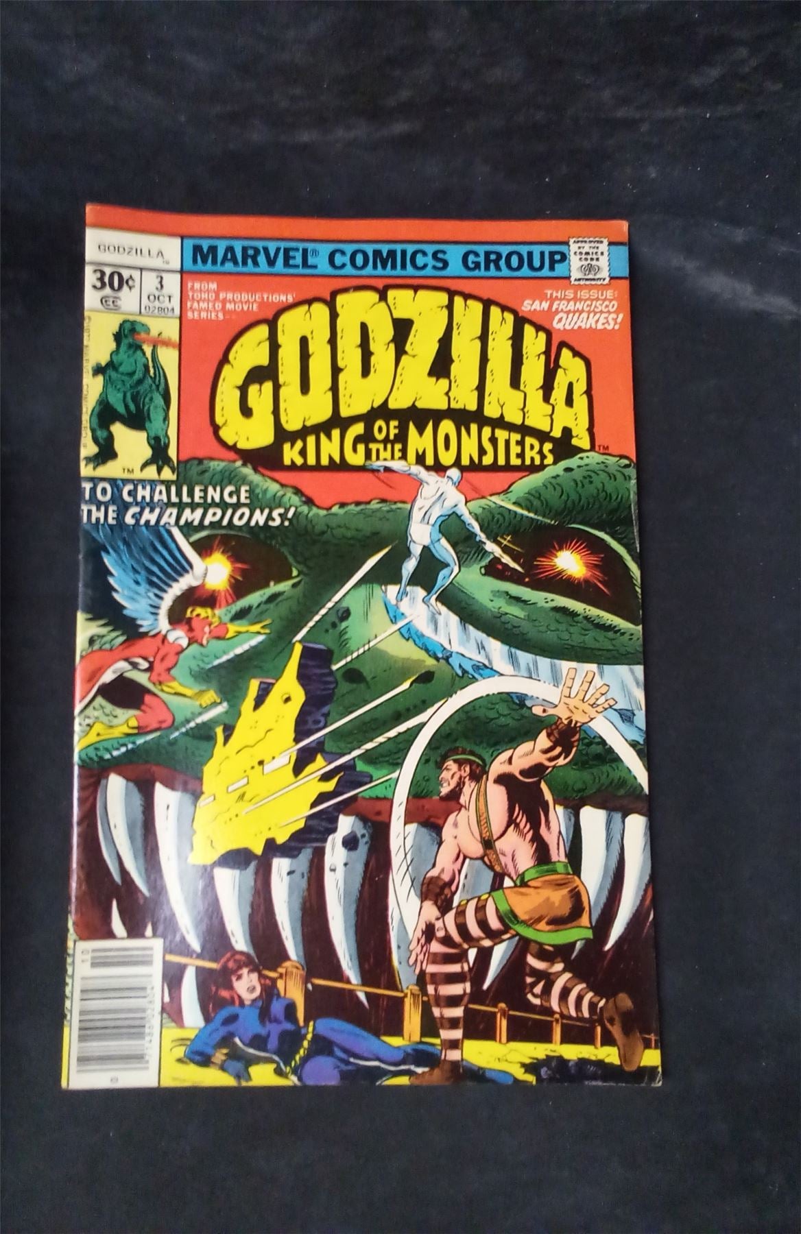 Godzilla #3 Whitman Variant 1977 marvel Comic Book