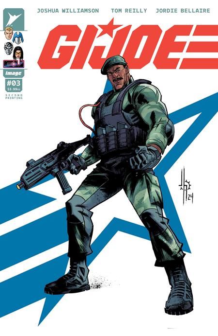 GI JOE #3 2ND PTG CVR A JASON HOWARD GI JOE CVR  Image Comics Comic Book 2025