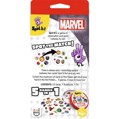 Spot It! Marvel Emoji (Eco Blister) Board Game by Zygomatic