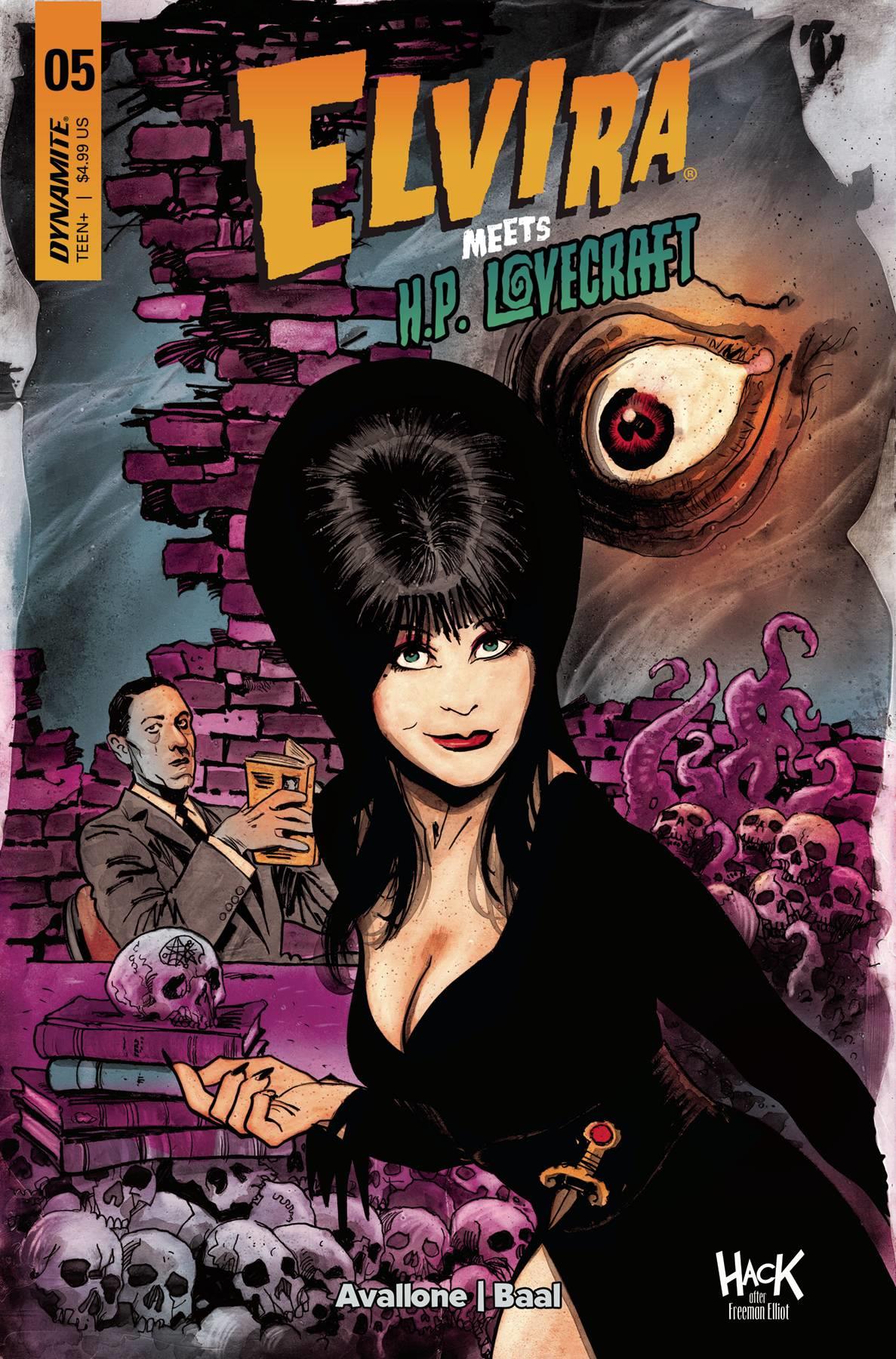 Elvira Meets Hp Lovecraft #5 Cvr C Hack Dynamite Comic Book