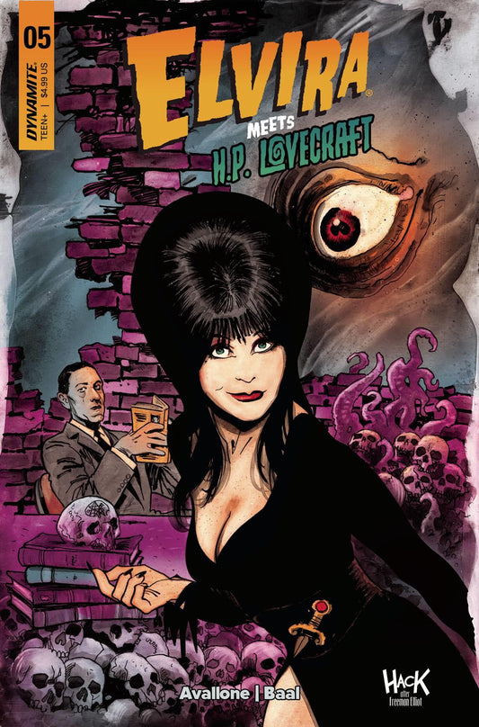 Elvira Meets Hp Lovecraft #5 Cvr C Hack Dynamite Comic Book