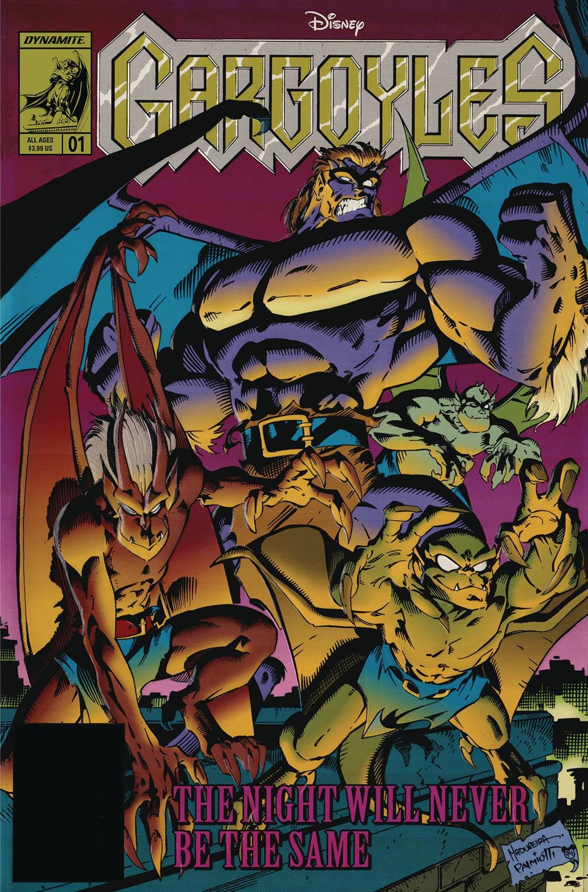 Gargoyles #1 Cvr O 50 Copy Incv Madureira Modern Icon Vigin (Cvr O 50 Copy Incv Madureira Modern Icon Vigin) Dynamite Comic Book 2022
