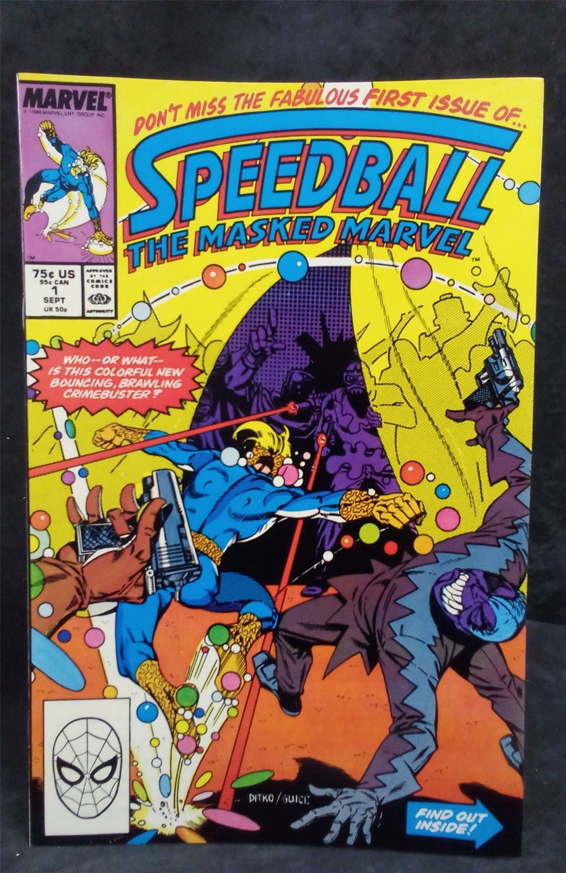 Speedball #1 1989 Marvel Comics Comic Book