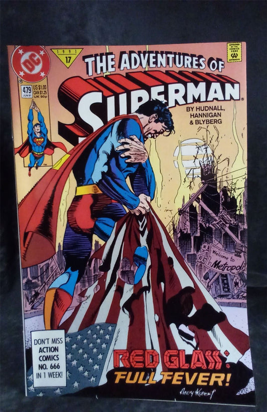 Adventures of Superman #479 1991 DC Comics Comic Book