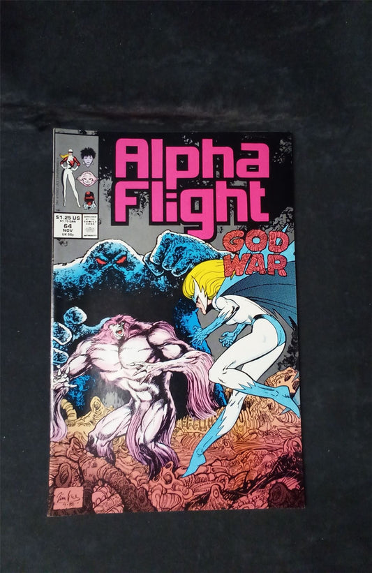 Alpha Flight #64 1988 marvel Comic Book