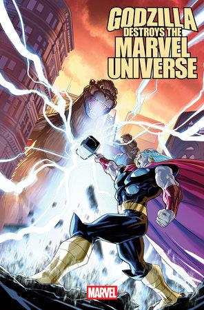 Godzilla Destroys The Marvel Universe #1 25 Copy Incv Vir  Marvel Prh Comic Book 2025