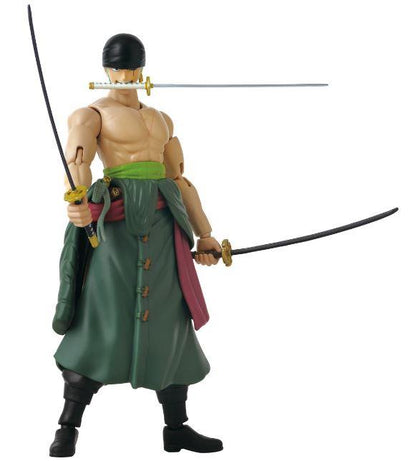 One Piece Anime Heroes Action Figure Roronoa Zoro Three Sword Style by Bandai Namco