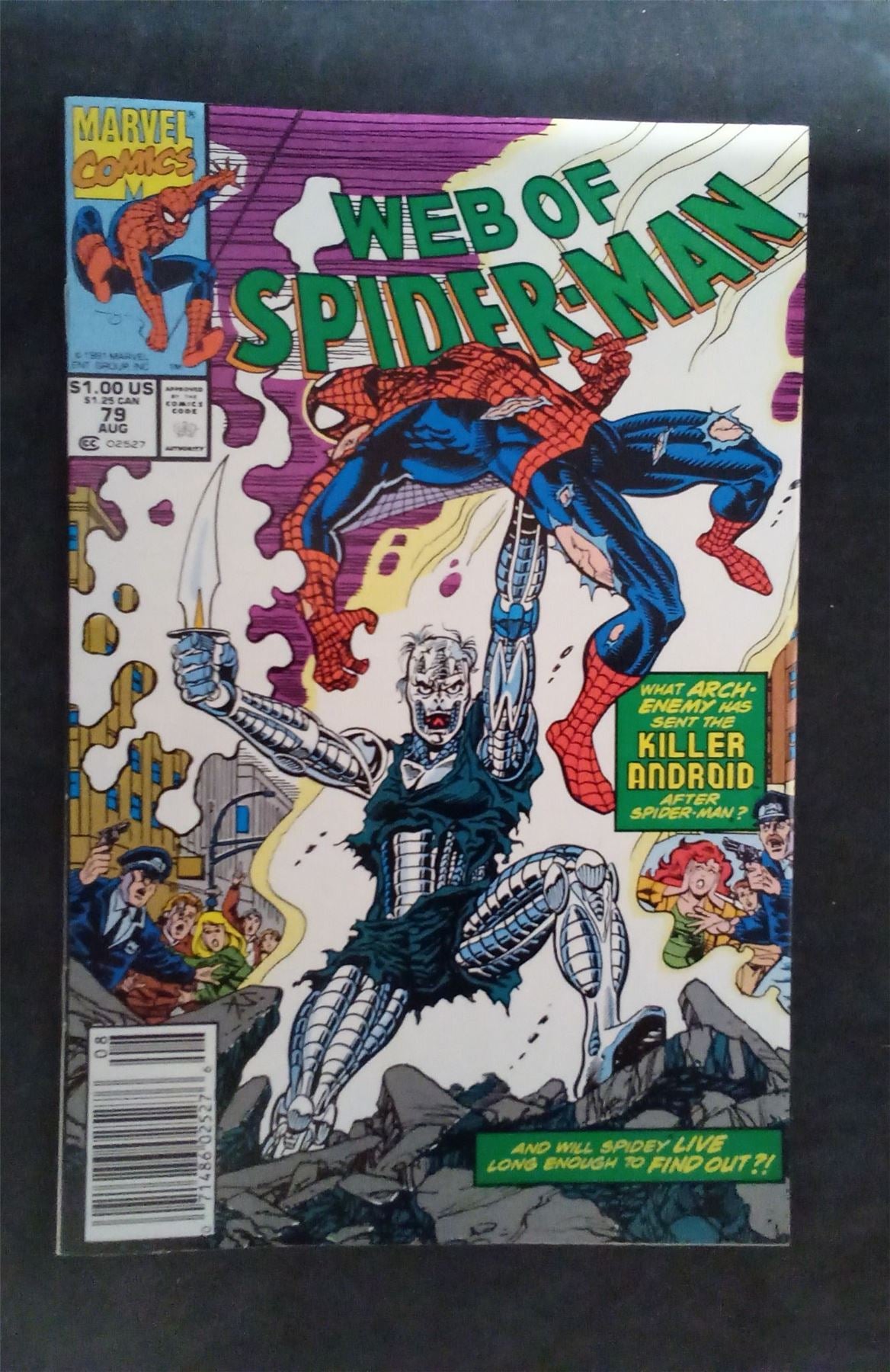 Web of Spider-Man #79 1991 marvel Comic Book