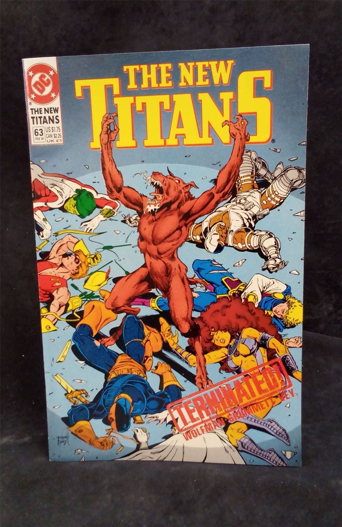 The New Titans #63 1990 DC Comics Comic Book