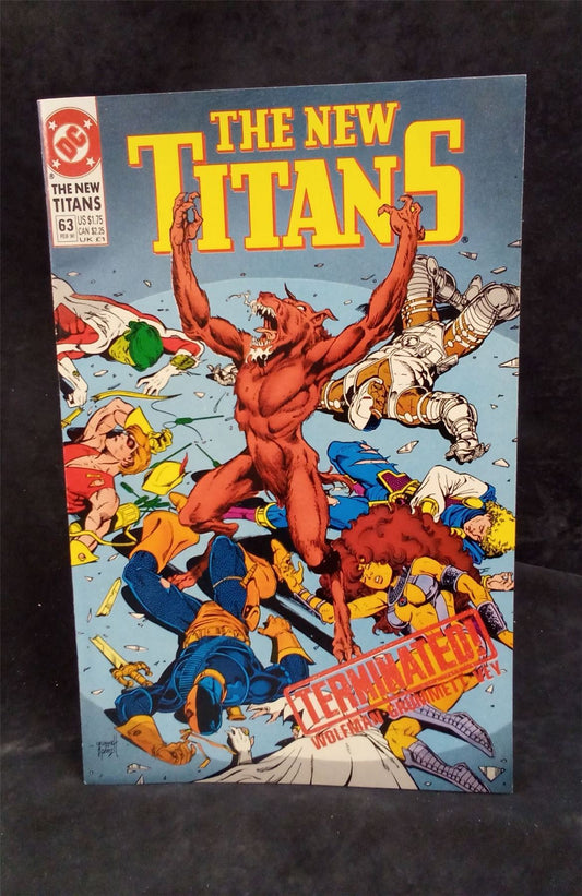 The New Titans #63 1990 DC Comics Comic Book